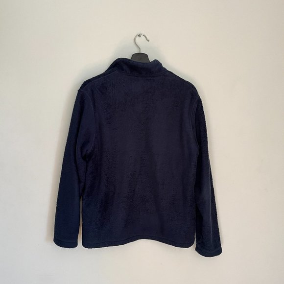 Our Legacy Splash Funnel Blouson- Navy Polar Fleece Size 46 - Picture 3 of 5